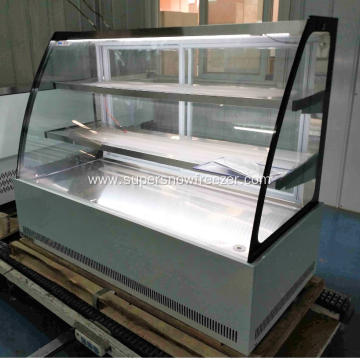 Multifunction meat display freezer